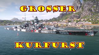 Meet The Grosser Kurfurst! Legendary German Battleship (World of Warships Legends Xbox One X) 4k