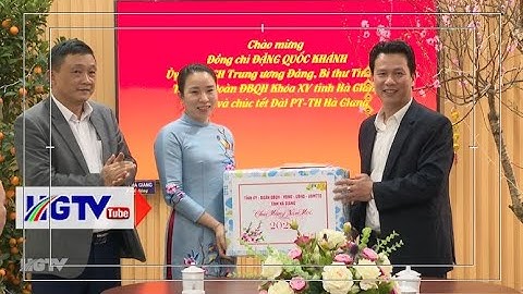 Bí thư Tỉnh ủy Đặng Quốc Khánh thăm, tặng quà chúc tết các đơn vị - Ngày 27/01/2022
