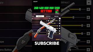 Free Fire Headshot setting 2026 ⚡ Best Sensitivity Settings ⚙️| Sensitivity + Hud Settings Free Fire