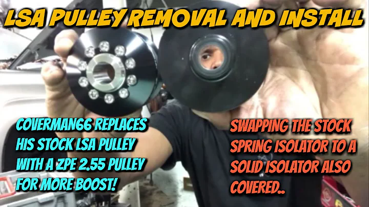 LSA Pulley Removal/ Install Upgrade to ZPE Griptec 2.55