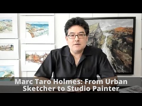 Video: Urban Sketcher Marc Taro Holmes Og Hans Te, Mælk, Honningsteknik