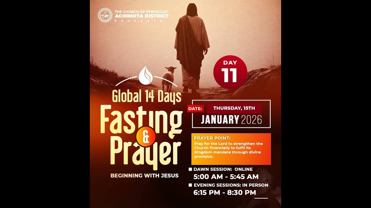 CLIMAX OF THE GLOBAL 14 DAYS FASTING AND PRAYER @ COP ACHIMOTA CENTRAL ASSEMBLY