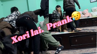 Pahilo choti prank gareko xori lai k vayo vayo😥😥😥