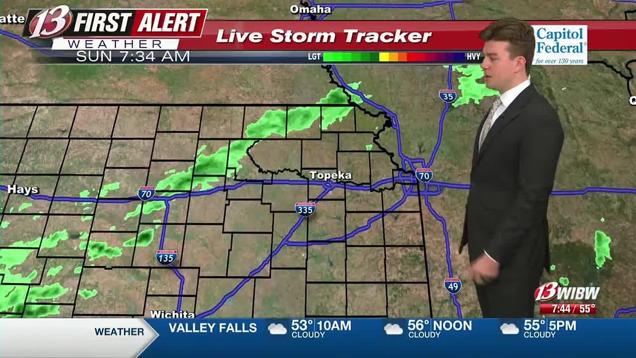 Showers and storms Sunday night - YouTube