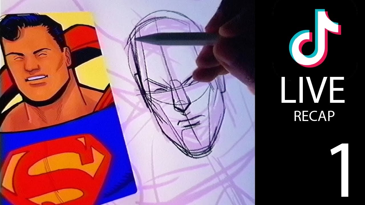 Draw Recap Tiktok Live Drawing Recap 1 - YouTube
