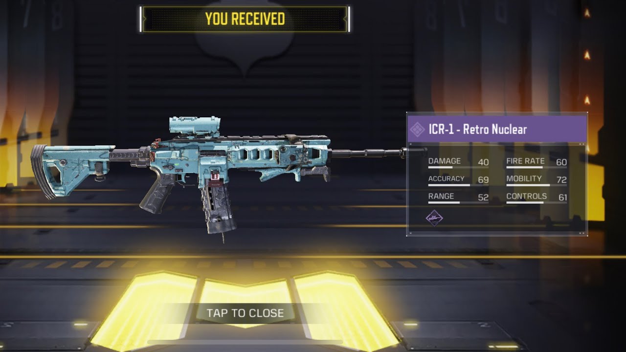 Icr 1 Retro Nuclear Epic Assault Rifle Expert Event Call Of Duty Mobile Season 9 Youtube