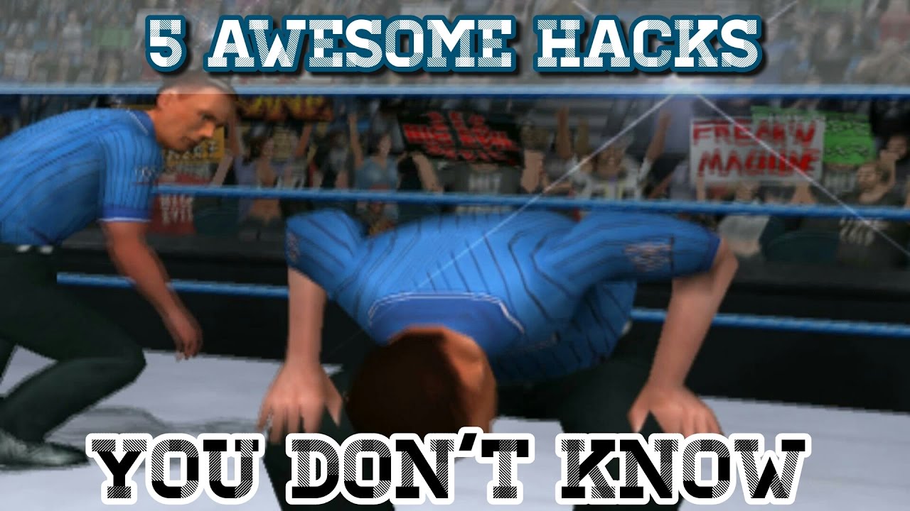 5 Awesome Hacks | WWE SmackDown! Here Comes The Pain (2003)