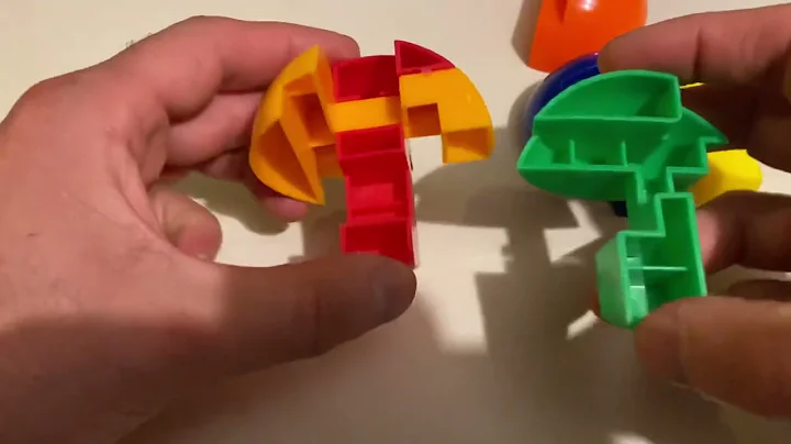 6-Piece Plastic Ball Puzzle Solution