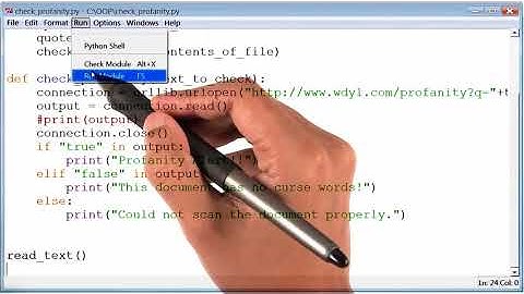Lesson 2c (Use Classes)_Profanity Editor | 17. Printing a Better Output | Python Programming