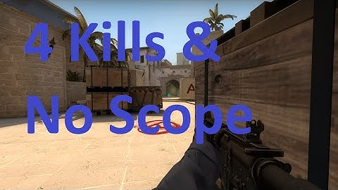 CS:GO 4k M4A4 & Awesome No Scope