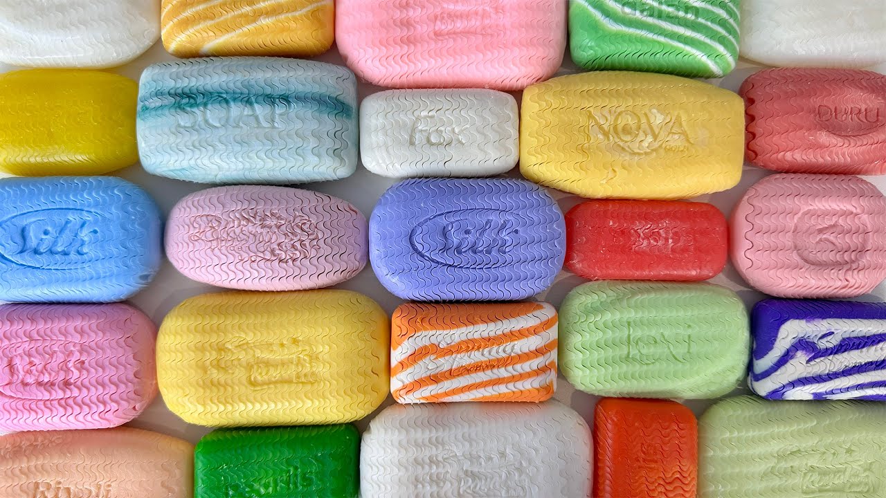 ASMR Cutting soap waves #12 石鹸の波を切る