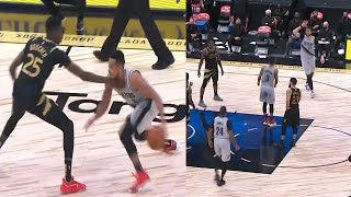 Cj Mccollum Showing Sick Handles With A Slick Shimmy Dance Move!!