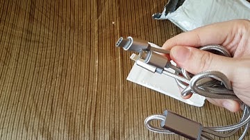 3 in 1 1.2m USB Charge Cable Unboxing -  Kutu Açılımı