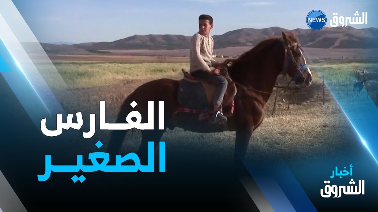 هكذا أصبح الطفل أيوب عاشق لهواية ركوب الخيل وسط بيئة ريفية بأم البواقي