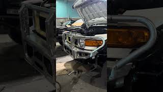 Toyota FJ Cruiser – Front Bumper with Bull Bar (Dubai UAE) #fjcruiser