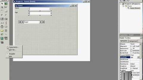 how to make a table in vb 6.0