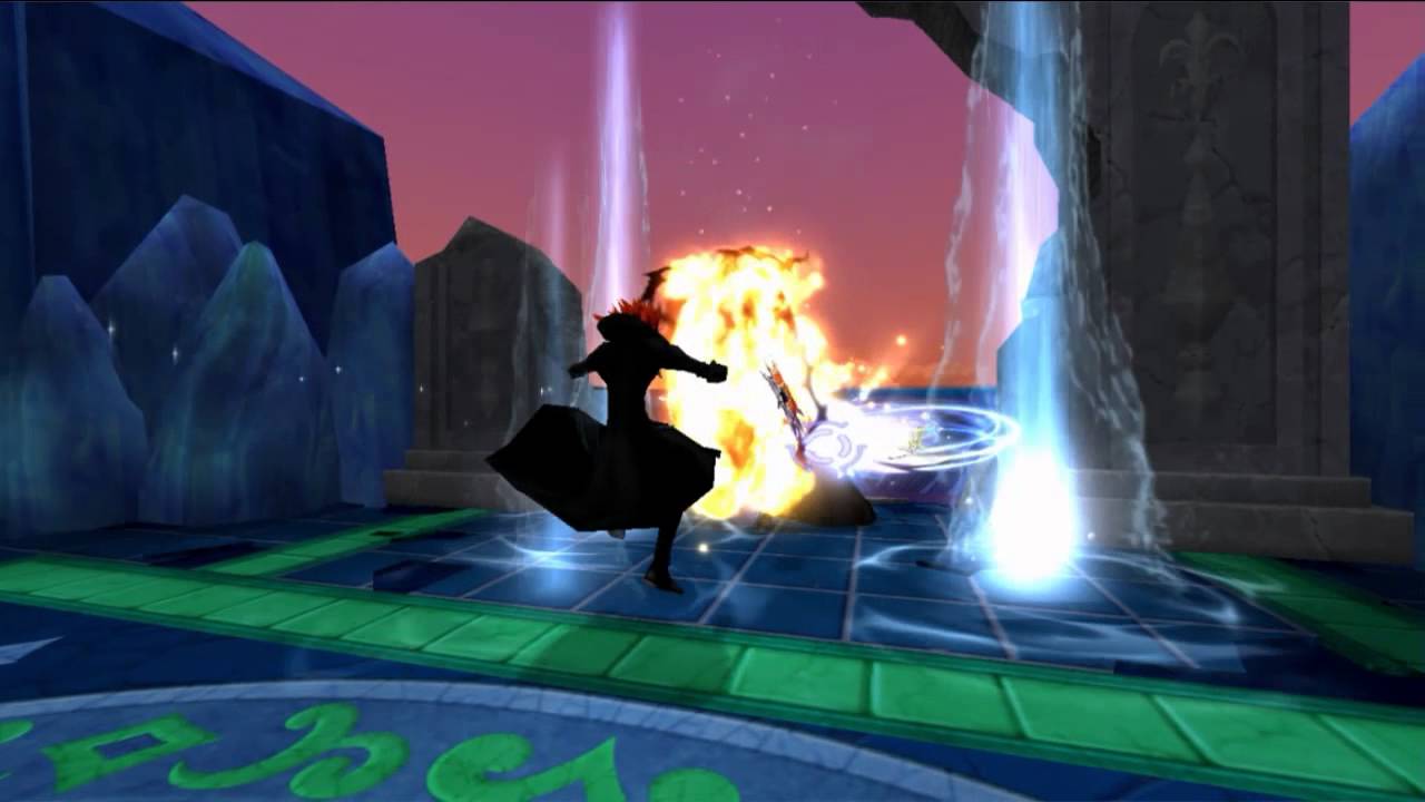 KH2FM - Playable Axel & Roxas (Boss) vs Demyx - YouTube