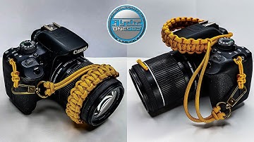 Paracord Camera Wrist Strap Cobra Mad Max Style Knot Tutorial