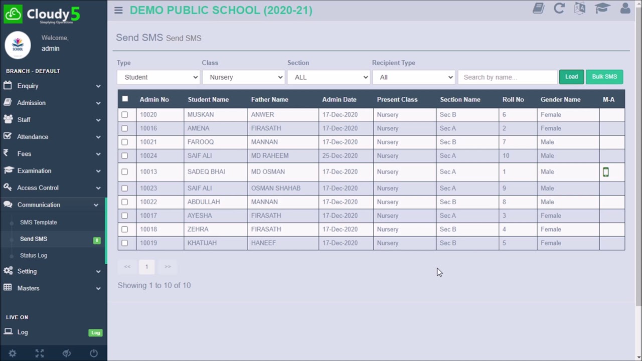 SMS Explained [creating SMS template, sending SMS]
