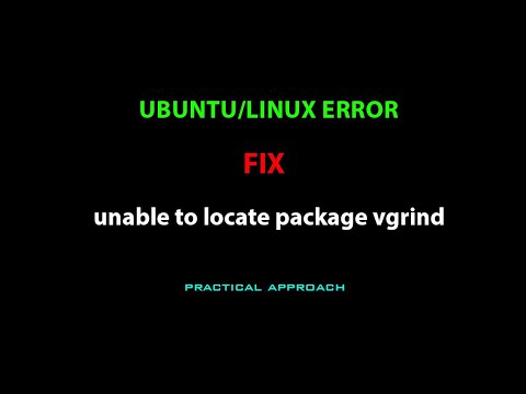 LINUX ERROR FIX: unable to locate package vgrind