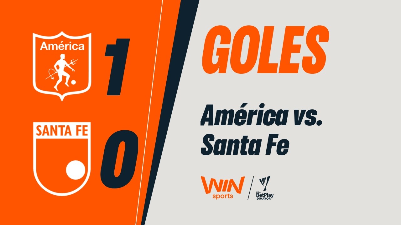 América vs. Santa Fe (goles) | Liga BetPlay Dimayor 2026-1 | Fecha 6