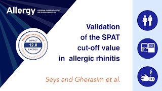 Validation of the SPAT Cut-Off Value in Birch Pollen and House Dust Mite Allergic Rhinitis Patients