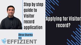 Applying for a Visitor Record: Step-by-Step Guide