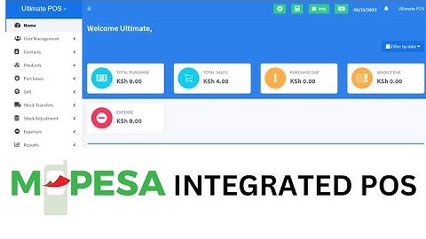 MPESA Integrated Sysytems   Ultimate POS System