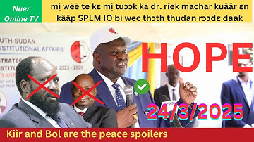 mi̠ wëë te kɛ mi̠ tuɔɔk kä dr. riek machar kuäär ɛn kääp SPLM IO bi̠ wec thɔth thuda̱n rɔɔdɛ da̱a̱k
