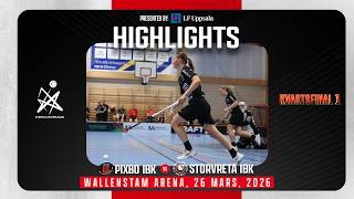 Highlights Quarterfinal 1 Pixbo Ibk Vs Storvreta Ibk