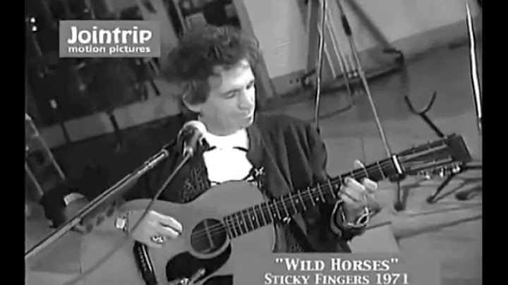 Wild Horses Unplugged version - Unplugged performance video thumbnail