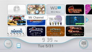 My Wii Menu (both versions)