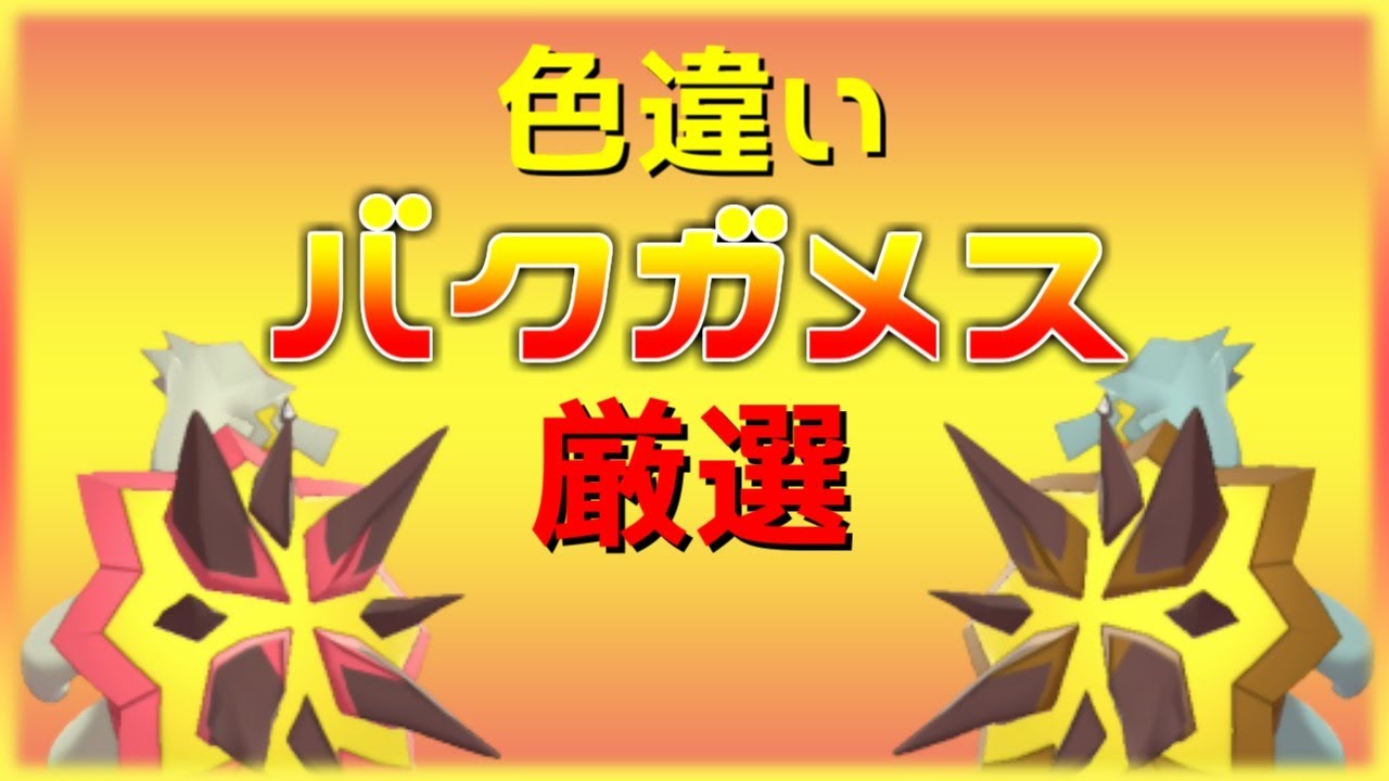 ポケモン剣盾 ウサギとゴリラが嫌いだからバクガメス色違い厳選 気まぐれで配布あり 概要必読 Youtube