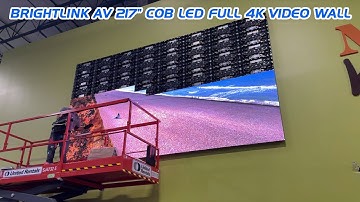 Brightlink 217” -15.75’ x 8.86’ Advanced Spectrum Large Scale COB LED Video -HDR Support - 1.25mm-4k