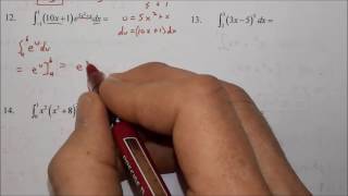 FT of C   Definite Integrals Assignment #12   13