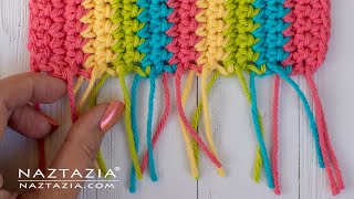 How to Weave in Ends in Crochet & Knitting - 7 Different Ways to Tie Yarn by Naztazia