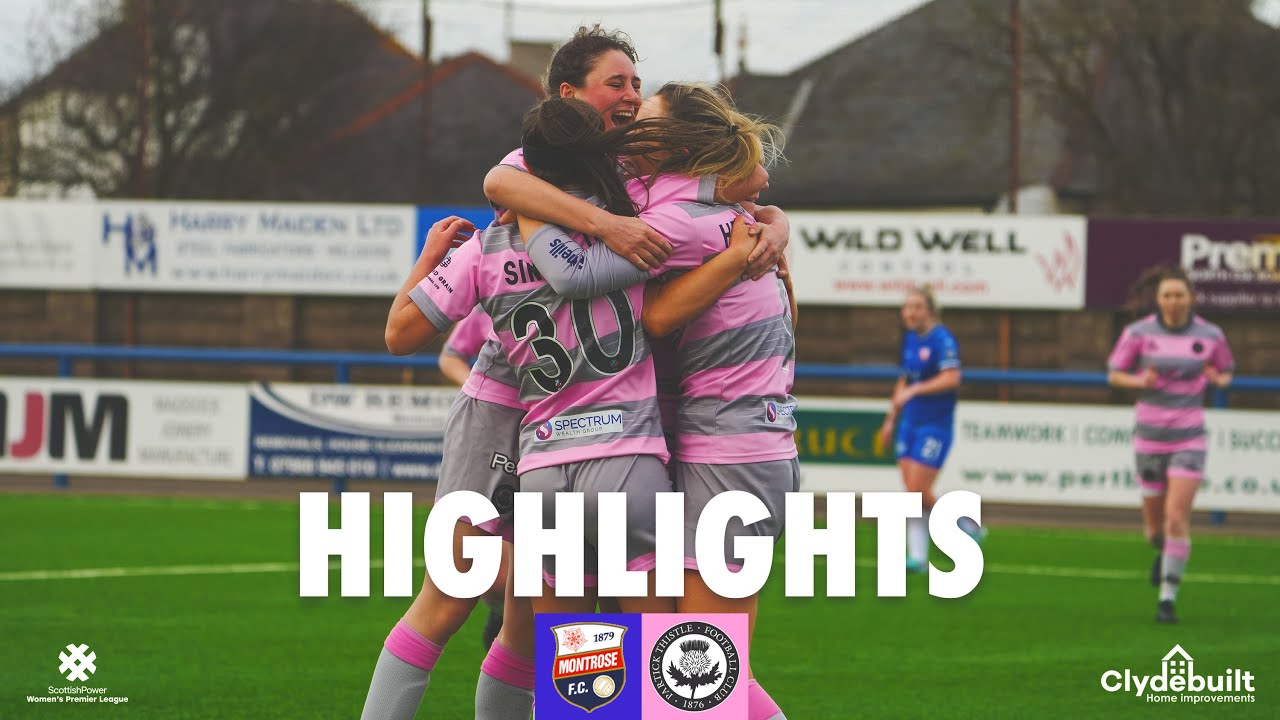 Montrose v Partick Thistle - Match Highlights - 28th January 2024