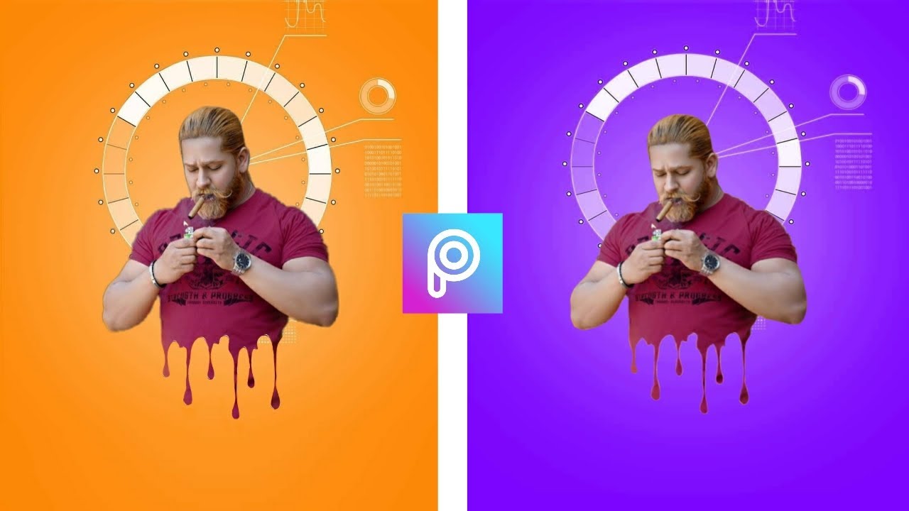 PicsArt Dripping Effect || PicsArt Editing Tutorial || How to edit photo in PicsArt ||Asif Creations