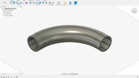 PVC Base Elbow Fusion 360