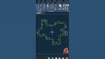 Dimensioning in AutoCAD in Seconds Using YQARCH Plugin#autocad #architecture #yqarch #viralshorts