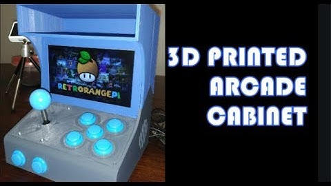 3D Printable Arcade Cabinet - The Print N Play