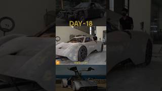 day18 of making Pagani replica #pagani #replica #automobile #huayra #trending #customization #cars
