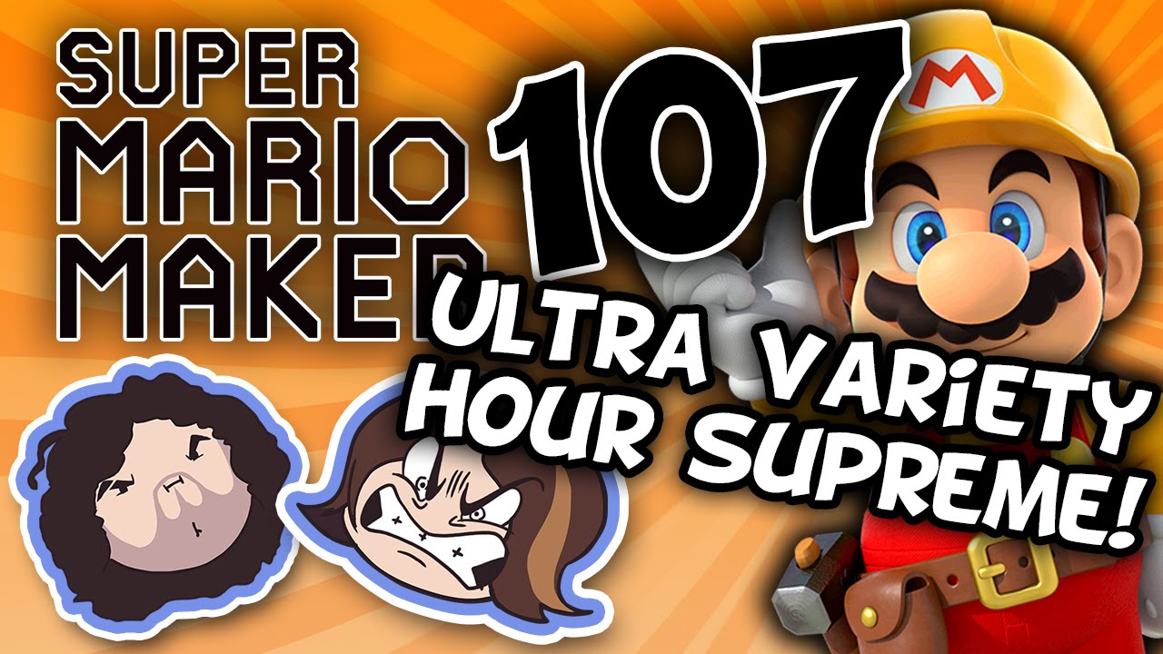 Super Mario Maker: I'M BORING - PART 107 - Game Grumps games people play