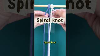 Spiral knot #Knot #diy #tutorial #semua #fyp #like #camp #connect #climbing #knitting #makrame #rop