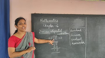STD 4 Mathematics chapter 6 Division part 1