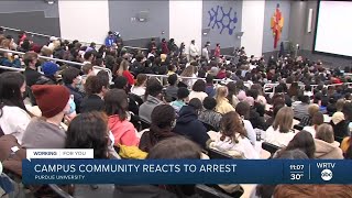 Purdue campus community reacts to arrest