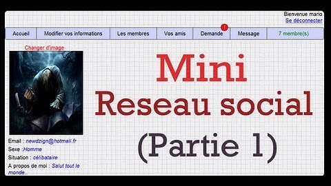 Tutoriel php : Creation d