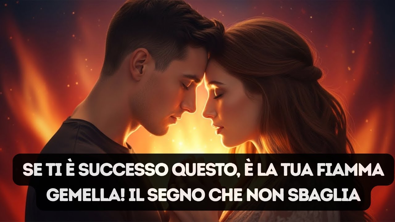 SE TI È SUCCESSO QUESTO, È LA TUA FIAMMA GEMELLA! IL SEGNO CHE NON SBAGLIA
