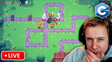 🔴 C++ Game Dev Tower Defense 🧙 Programming 🧙 BIG DAY! Gameplay! THEN BLACK MYTH WUKONG!