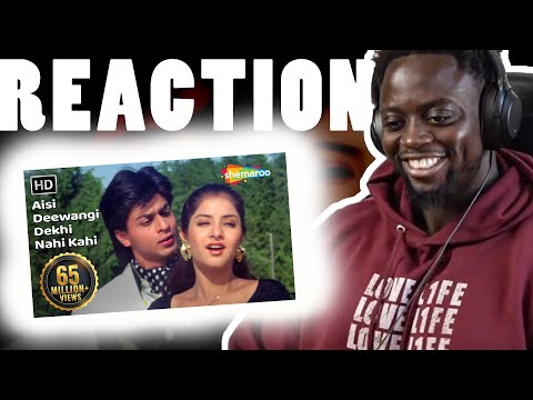 Aisi Deewangi Dekhi Nahi Kahi | Deewana Song | Shah Rukh Khan | Divya Bharti | REACTION